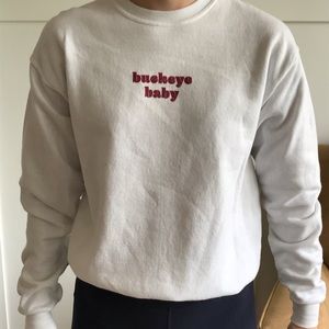 Buckeye baby sweatshirt Ohio state